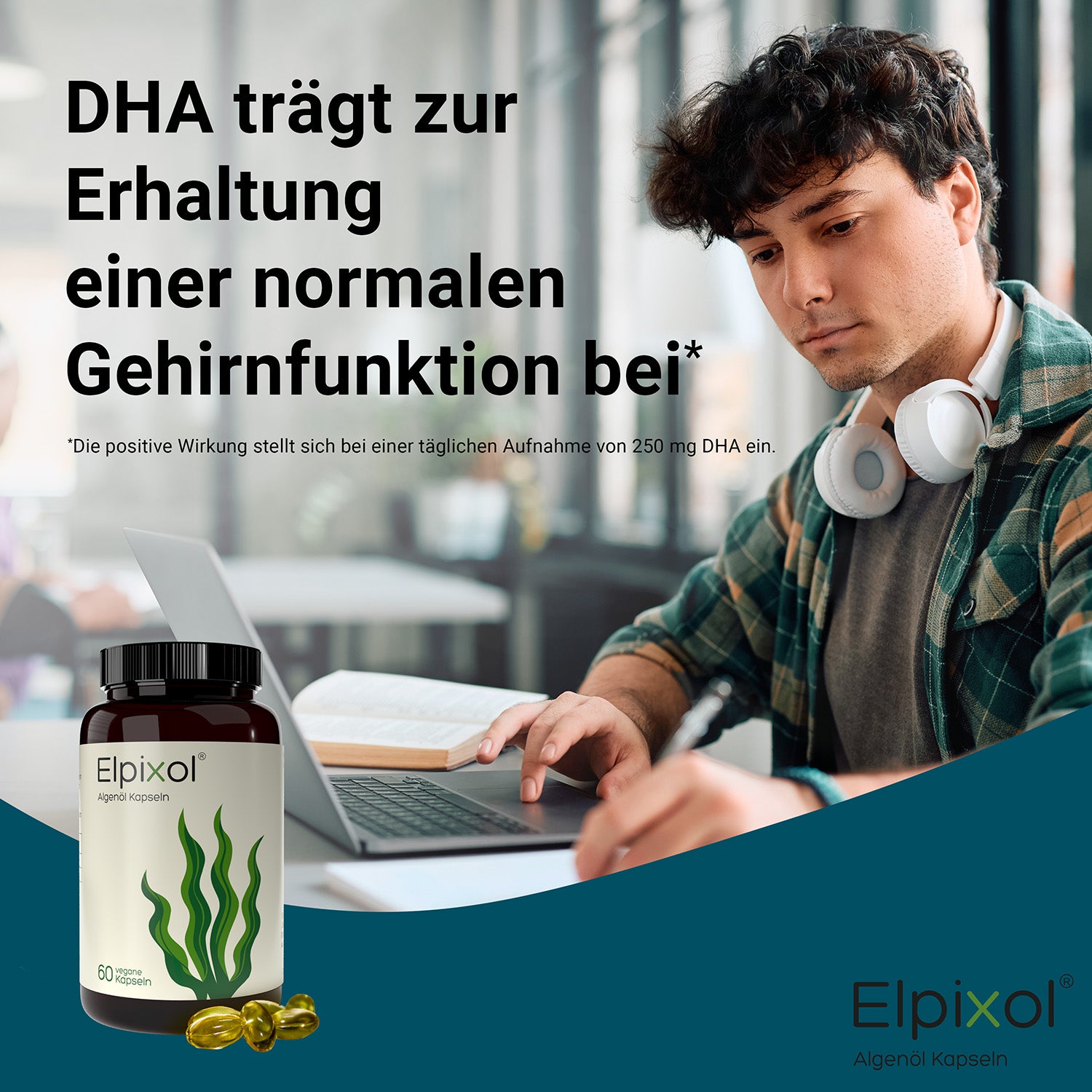 Elpixol® Algenöl Kapseln mit 500 mg EPA + DHA
