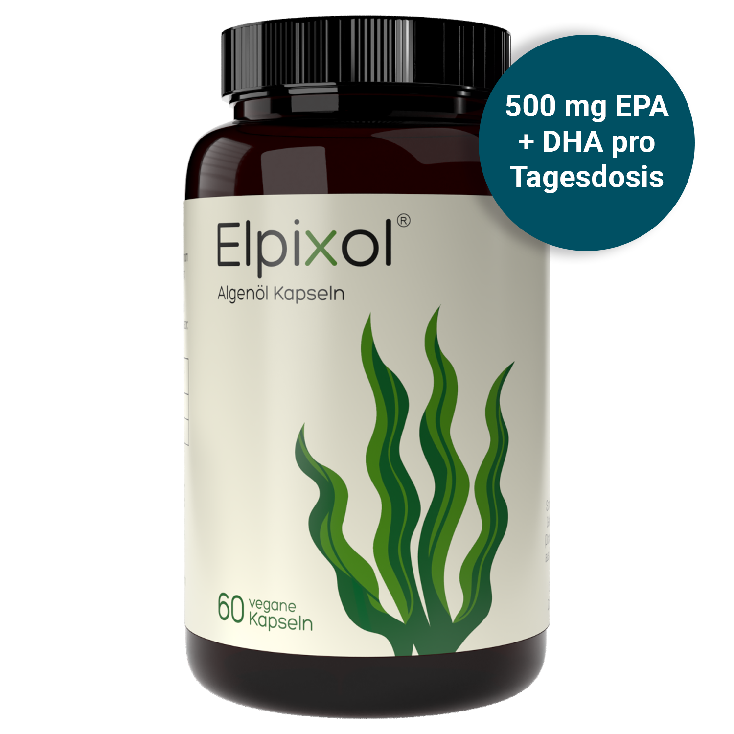 Elpixol® Algenöl Kapseln mit 500 mg EPA + DHA