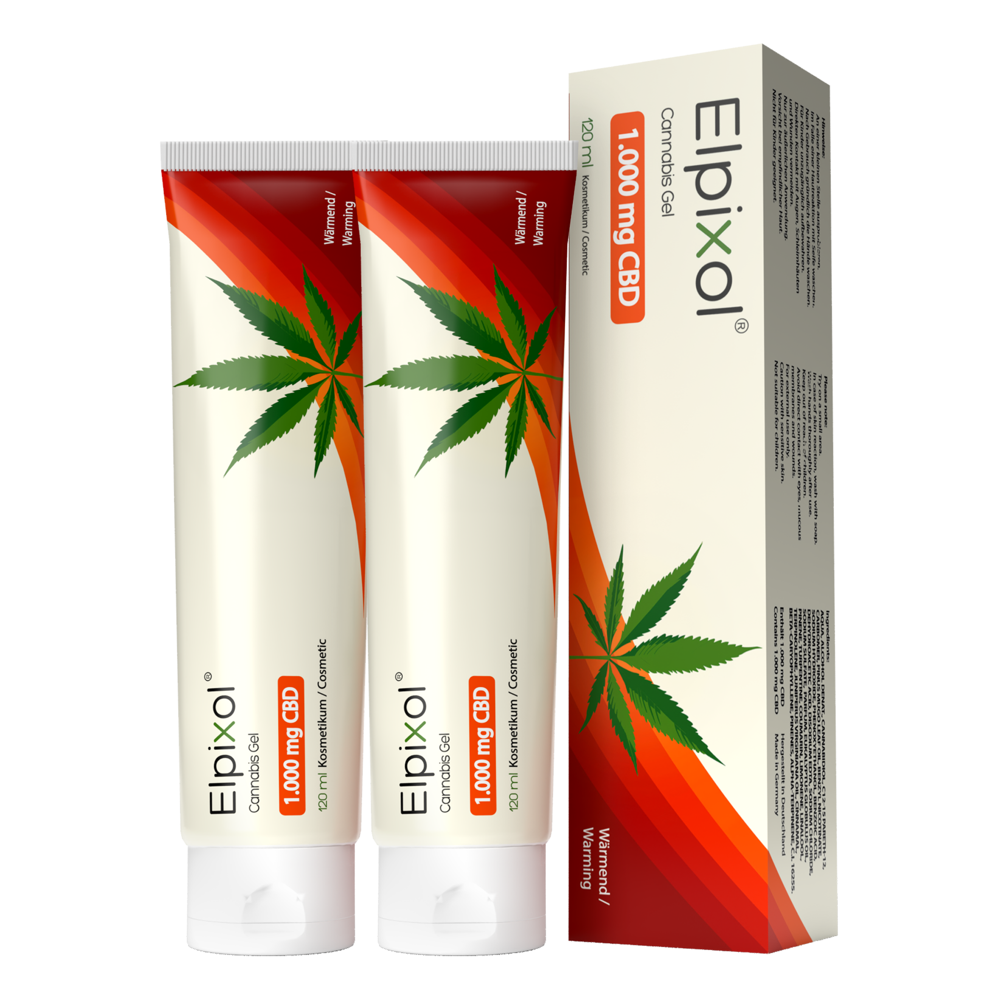 Elpixol® Cannabis Gel 1.000 mg CBD - wärmend