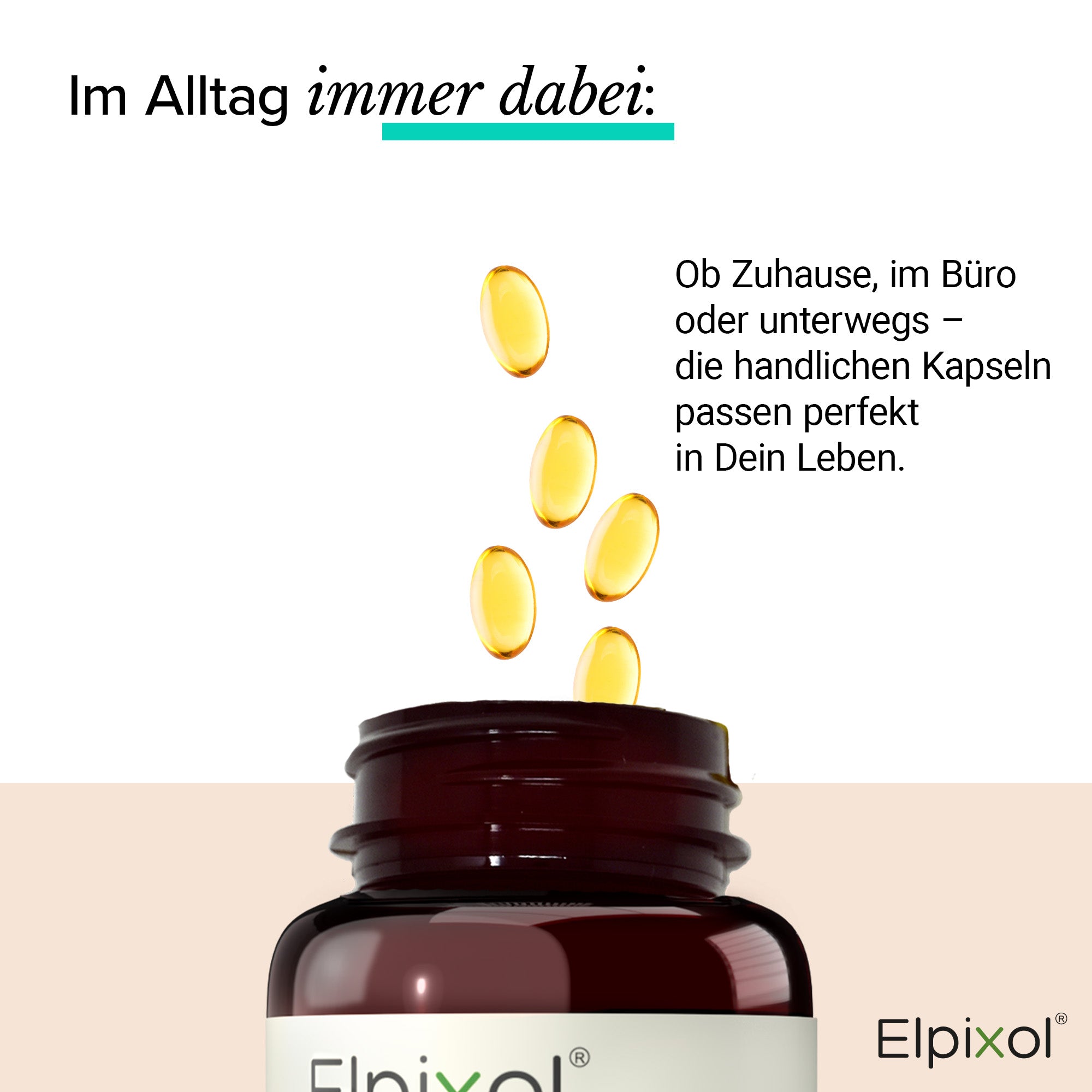 Elpixol® Algenöl Kapseln mit 500 mg EPA + DHA