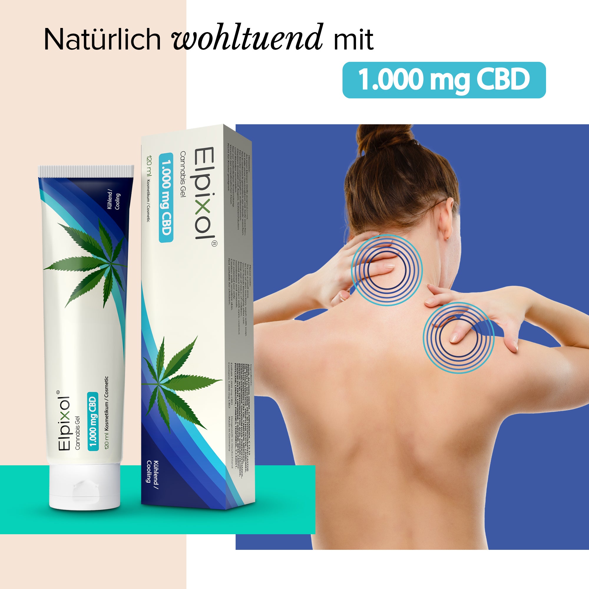 Elpixol® Cannabis Gel 1.000 mg CBD kühlend