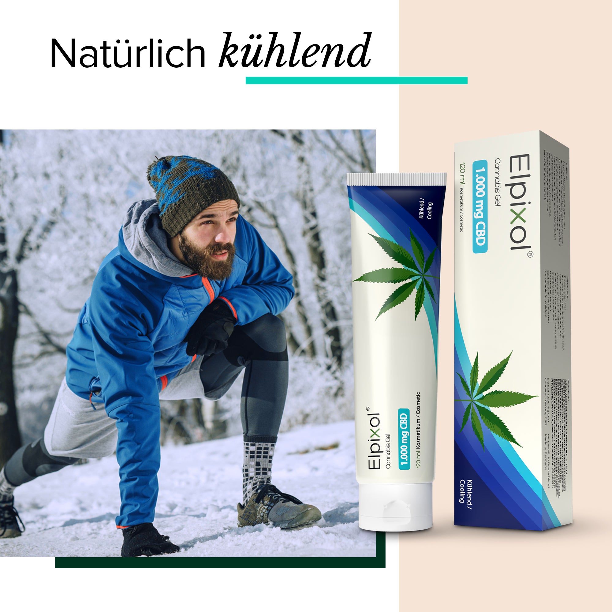 Elpixol® Cannabis Gel 1.000 mg CBD kühlend
